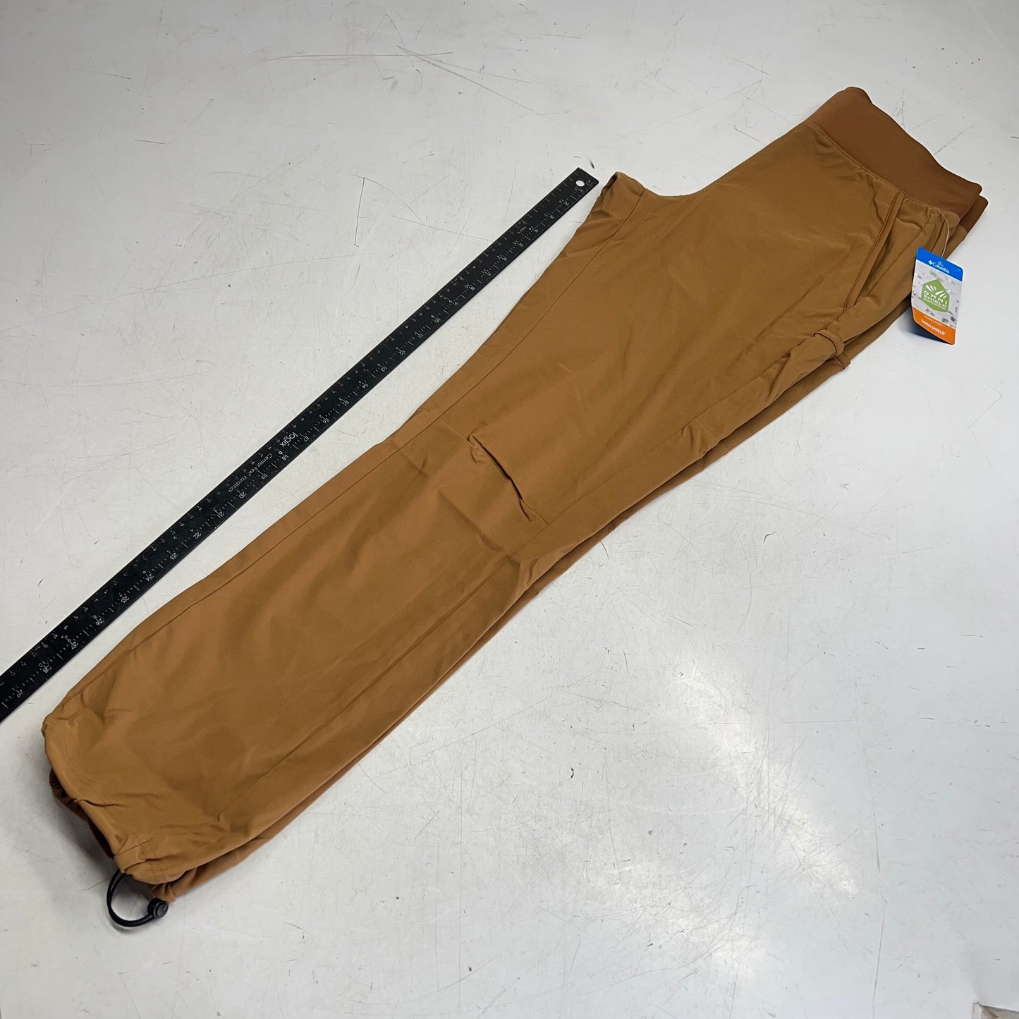 COLUMBIA Leslie Falls Pants Straight Leg Women's Sz M  Camel Brown 2087031