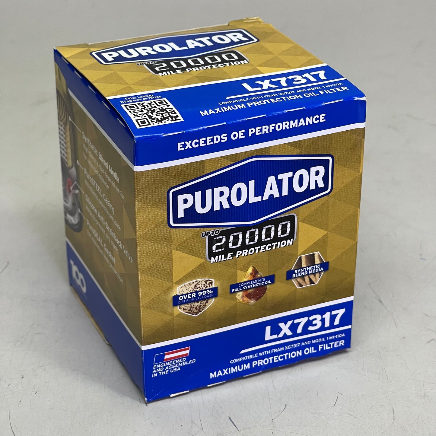 PUROLATOR (6 PACK) Maximum Protection Oil Filter 20000 Miles LX7317