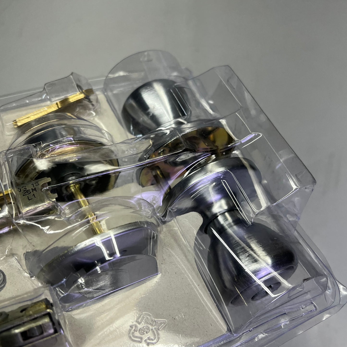 KWIKSET Combo Tylo Security Set Deadbolt Keyed One Side Satin Chrome 96900-252