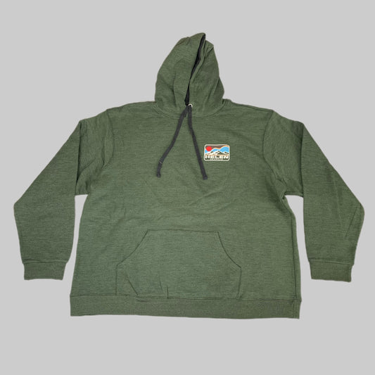 LONEROCK Helen Georgia Tie Hoodie Sz 3X-Large Green