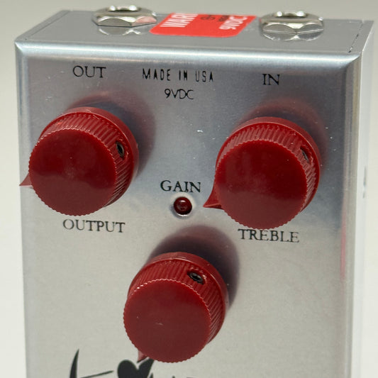 J.ROCKET AUDIO DESIGNS Archer Overdrive Boost OD Guitar Effects Pedal 5"L x 3"W x 7"H Silver AR010293