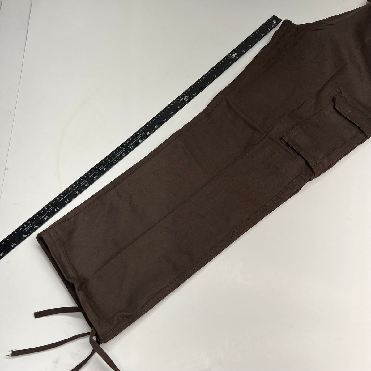 NOIZ Premium Jeans Cargo Pants W/ Belt Men's Sz 42/32 Brown KP610M