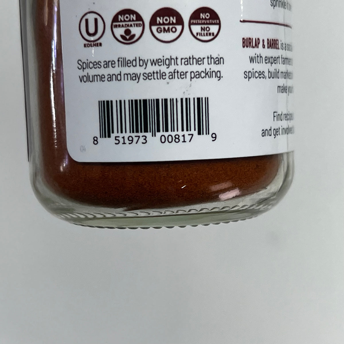 BURLAP & BARREL (2 PACK) Smoked Pimenton Parika Seasoning In Glass Jar  1.8 Oz