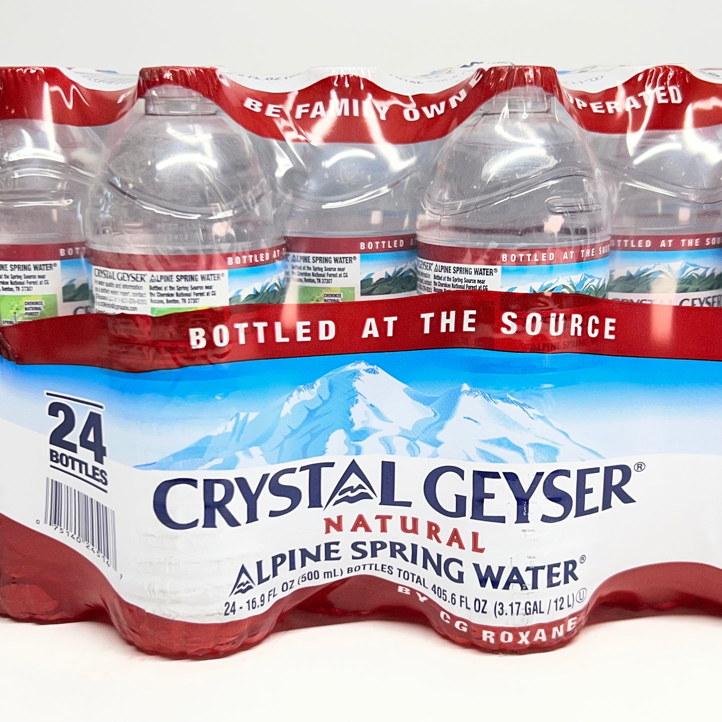 ZA@ CRYSTAL GEYSER (96 Bottles) Alpine Spring Water 16.9 fl oz. Bottles BB 04/28