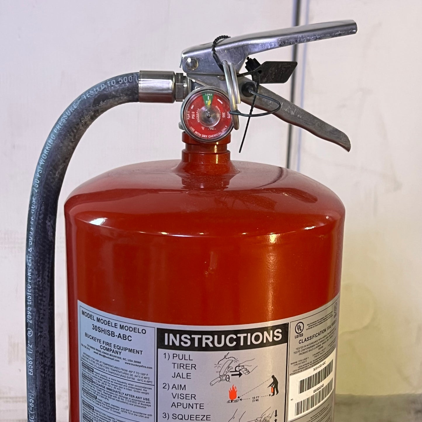 ZA@ BUCKEYE Fire Extinguisher 30 Lb 30SHIDB-ABC B