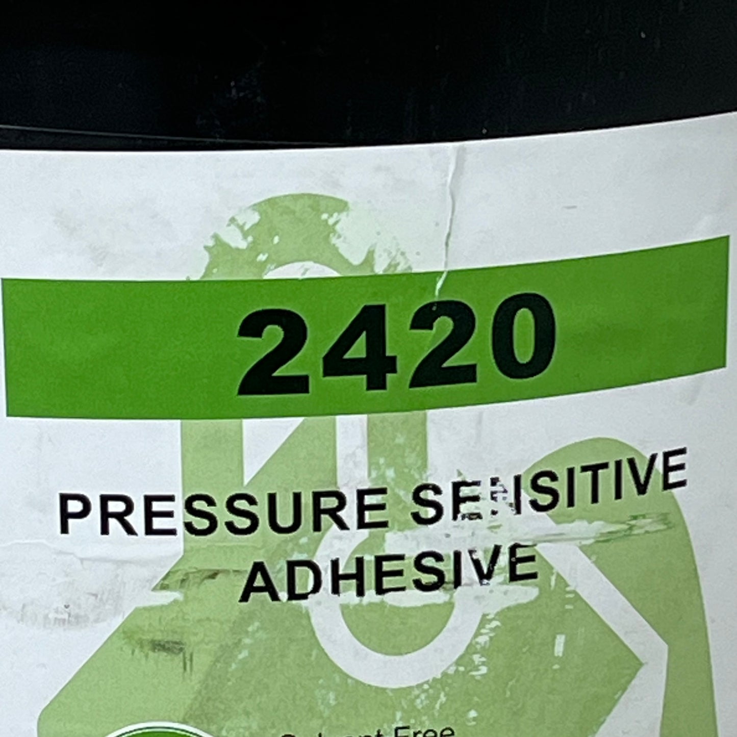 ZA@ VG INC 2420 Pressure Sensitive Adhesive Low Odor