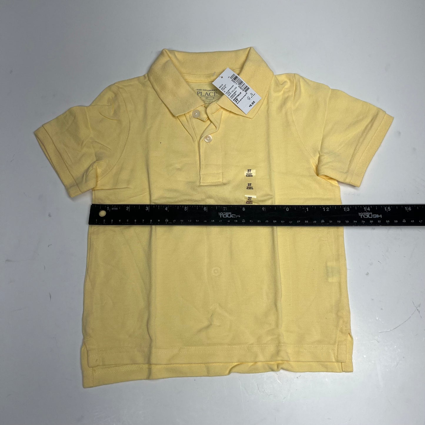 THE CHILDRENS PLACE (3 PACK) Uniform Soft Pique Polo Shirt Boy's Sz 3T Yellow