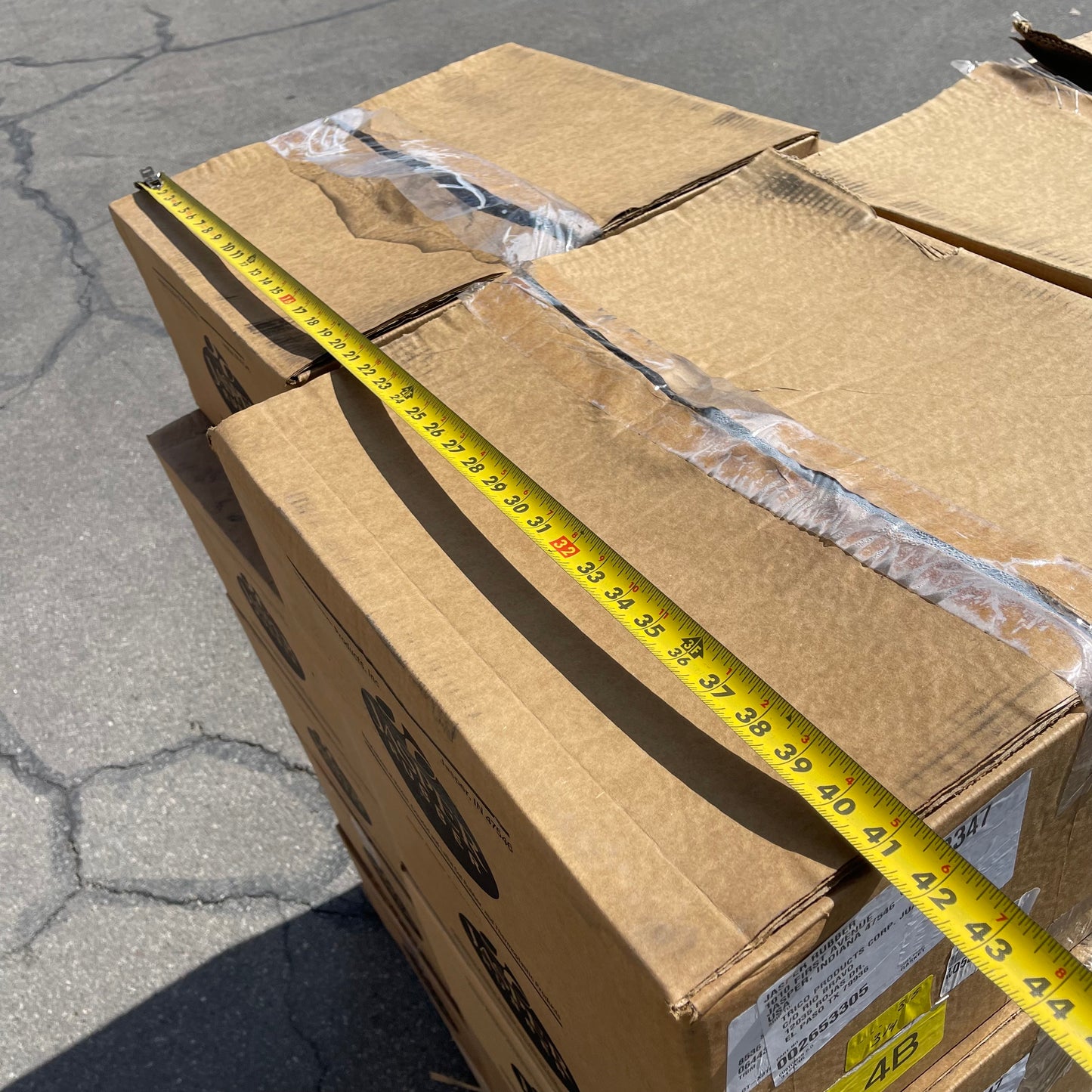 ZA@ Pallet of JASPER RUBBER Rectangle Gaskets 11.5"x6" 002653305 (AS-IS)