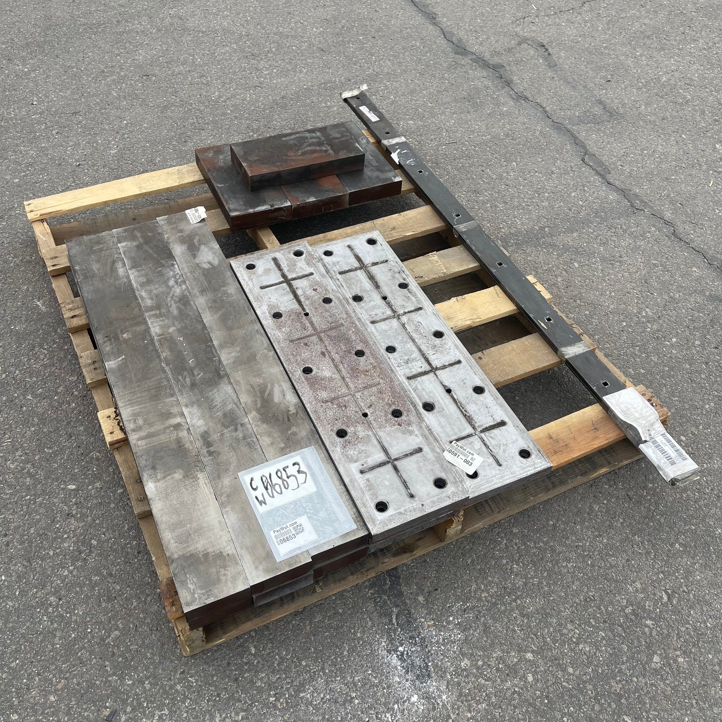 Z@ Pallet of MIXED Steel Pieces for Machining/Metal Working (AS-IS)