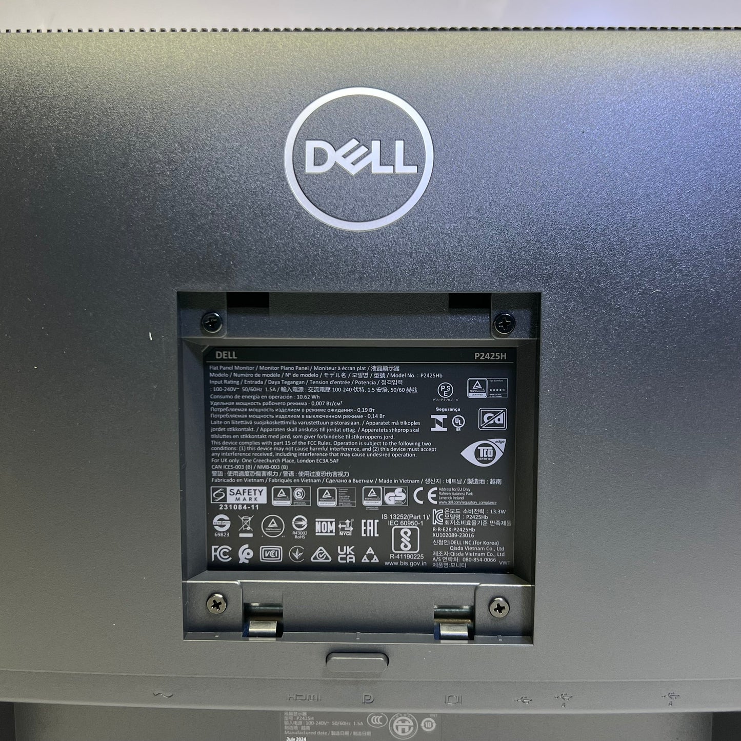 DELL 24" Full HD Monitor P2425H (2024)