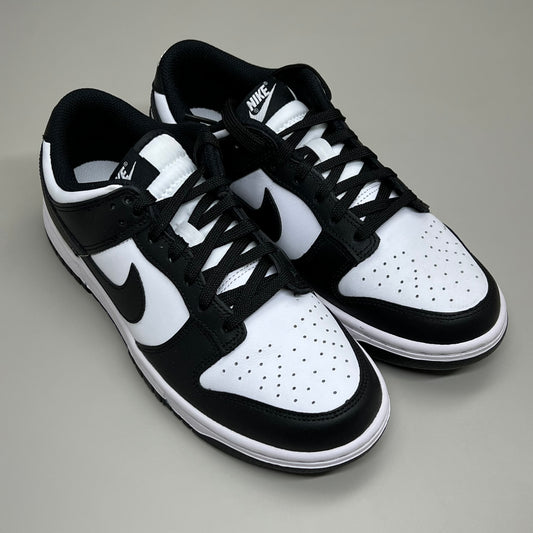 NIKE Dunk Low Classic Low Cut Foam Insole Sz Women's 8.5 White/Black DD1503 101