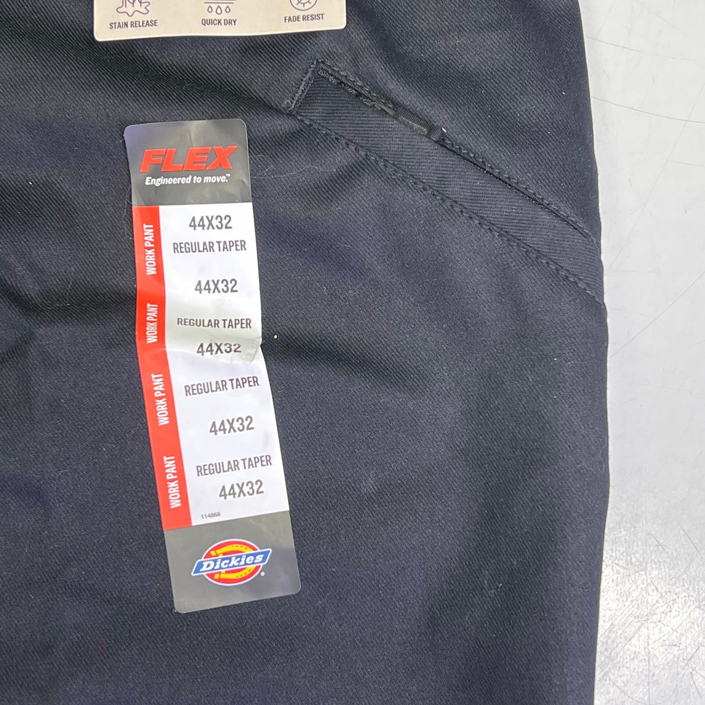 DICKIES 874 Pro Series Work Pants Classic Workwear Men's Sz 44x32 Black A85ZEBLK