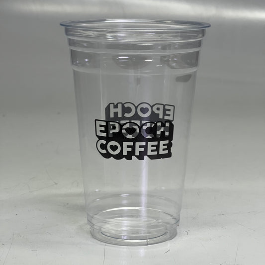 EPOCH COFFEE (1000 Cups) Plastic Cups 20 oz Clear PO-AN1817
