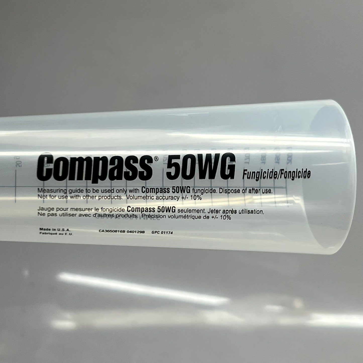 COMPASS 50WG (10 PACK) 7.05 Oz Measuring Cylinder 7.05 oz Clear 7970