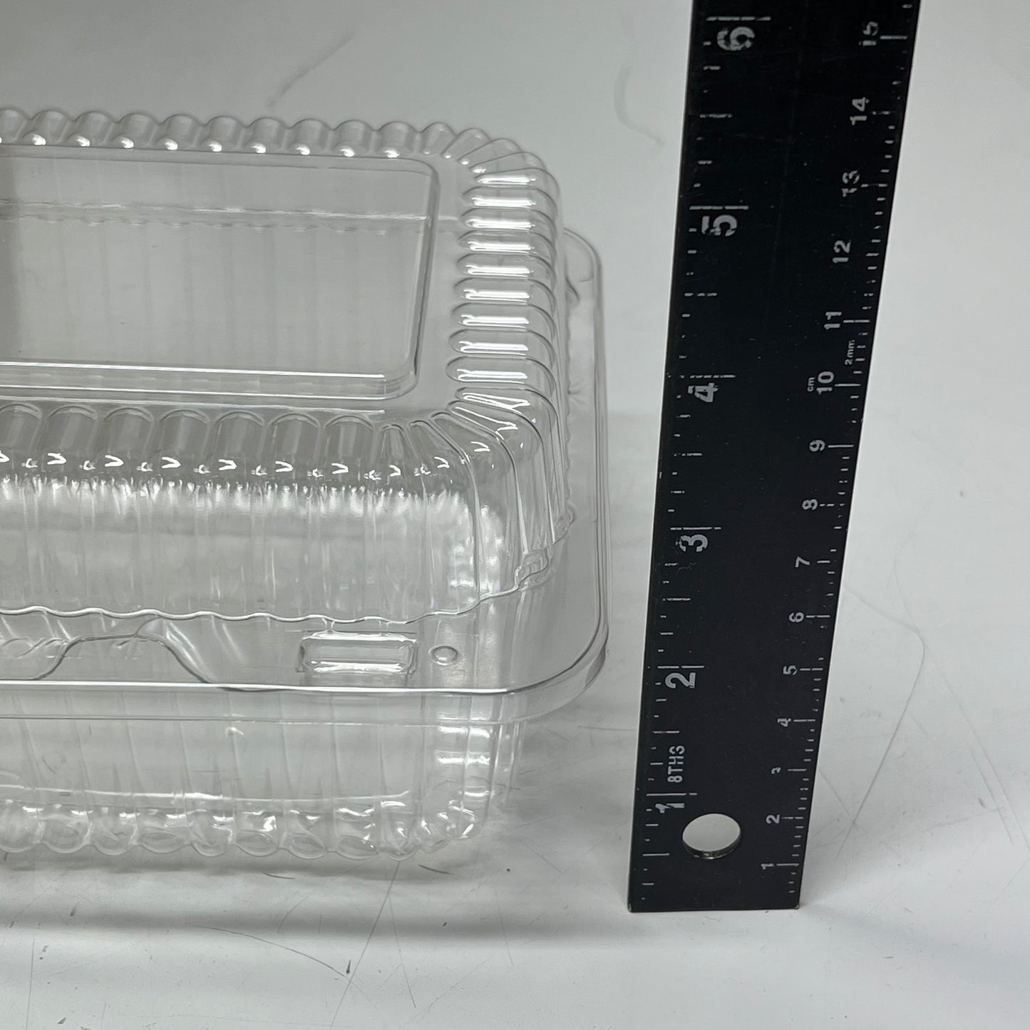 INLINE (300 PACK) Hinged Containers For Food Storing 53.8 oz  Clear SLP27