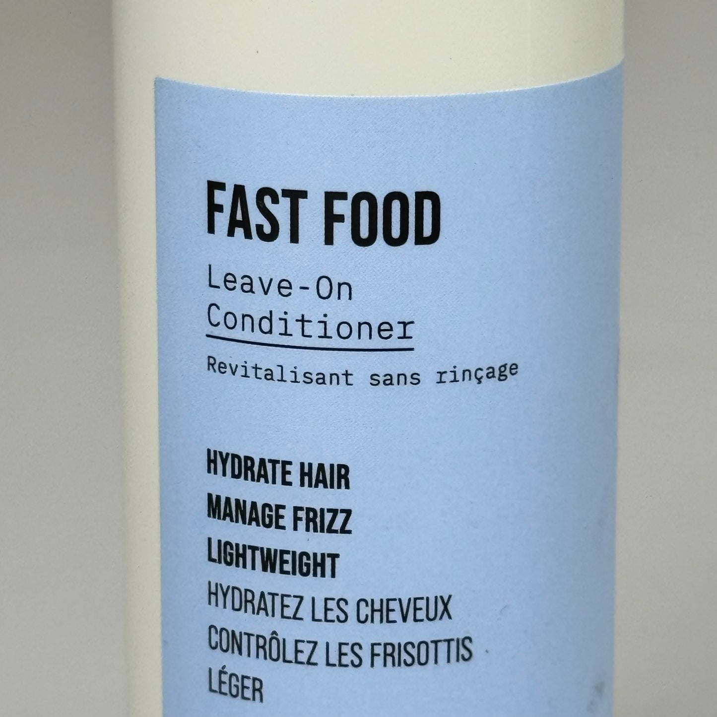 AG CARE Light Fast Food Leave-On Conditioner Hydrate Hair & Manage Fizz 8 lf oz