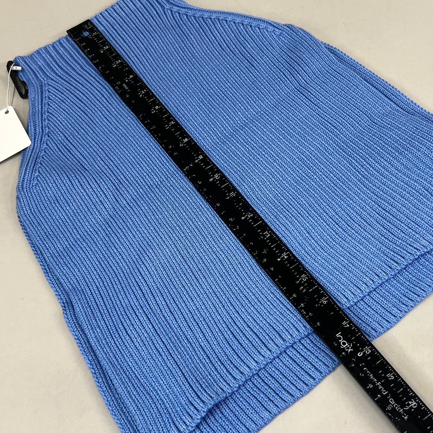 SAMSHIELD Lulli Long Cowl Neck Scarf Sz TU, One Size Fits All Washed Blue