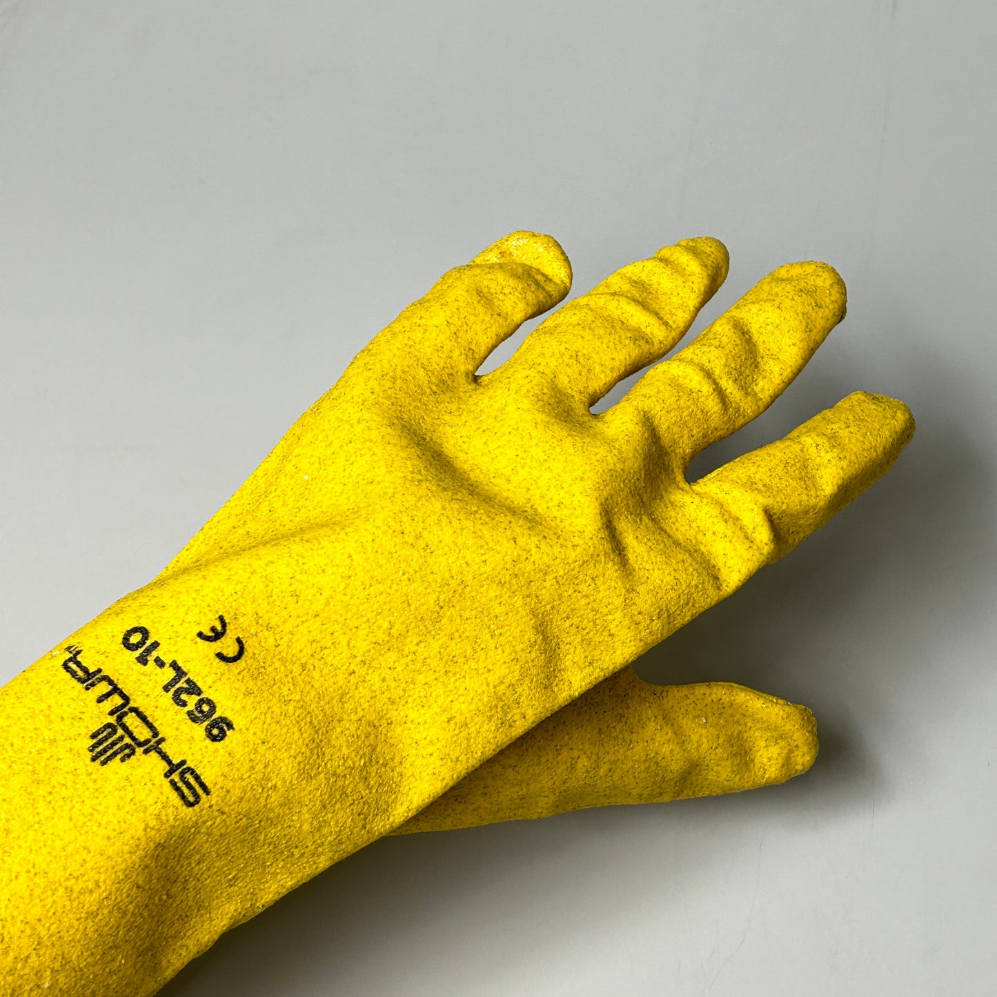 SHOWA (6 PAIR) PVC Work Gloves Heavy Duty Pairs Yellow 962L-10 (New)