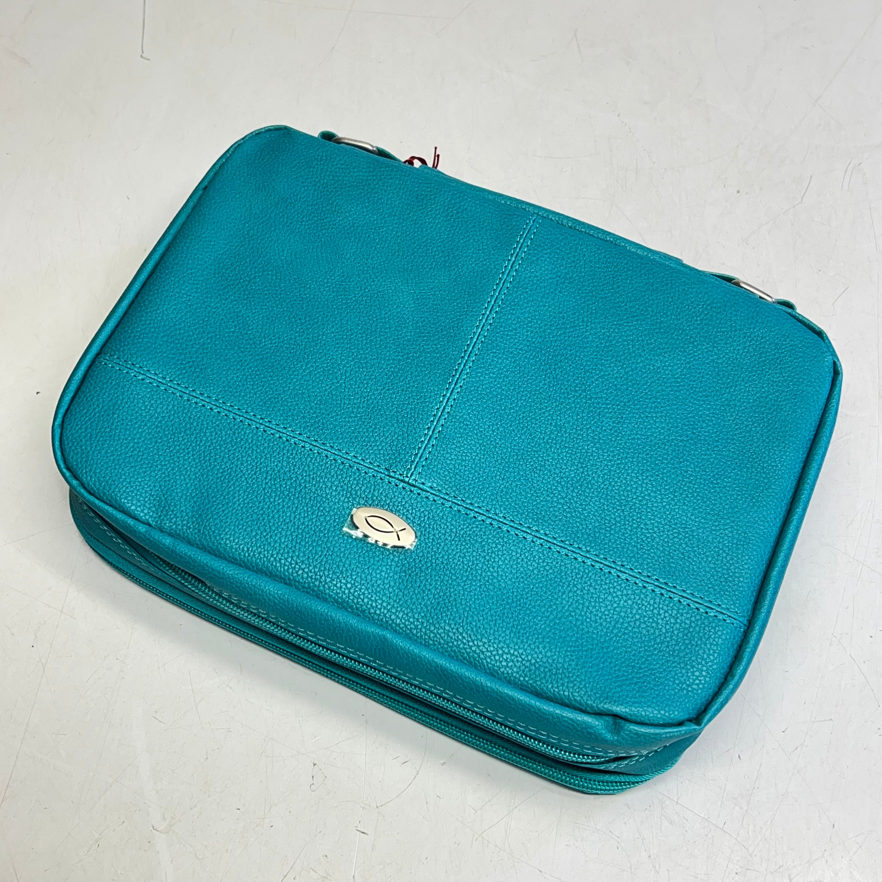 CHRISTIAN ART GIFTS Two-fold Faux Leather Organizer Bible Cover 7