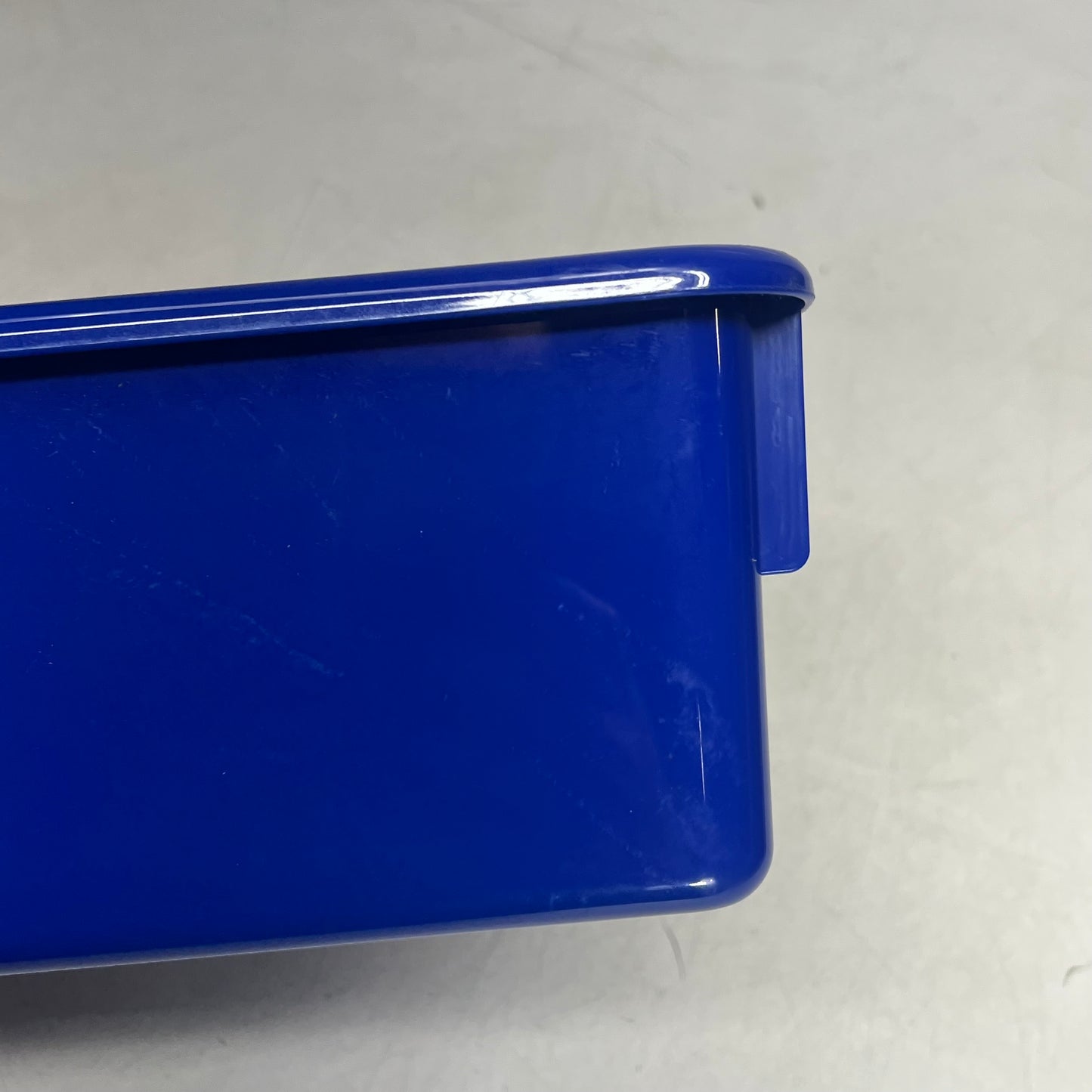 LAKESHORE (9 PACK) Heavy Duty Plastic Handy Storage Box  8"x13 1/4" Blue YB10BU