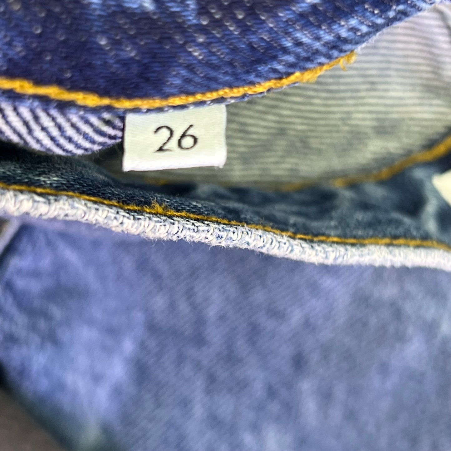 BOYISH BY HER Straight Leg Pant Classic Women's Sz 26 Freaks (Medium Washed)