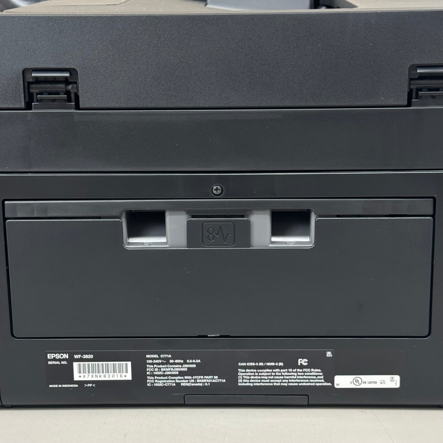 EPSON Wireless All-In-One Printer 17"x13"x8" (New Other-Slightly Used) Black WF3820