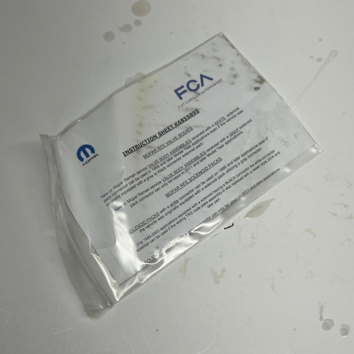 MOPAR Valve Body Assembly Remanufactured 2005-2010 Mopar R5166834AF
