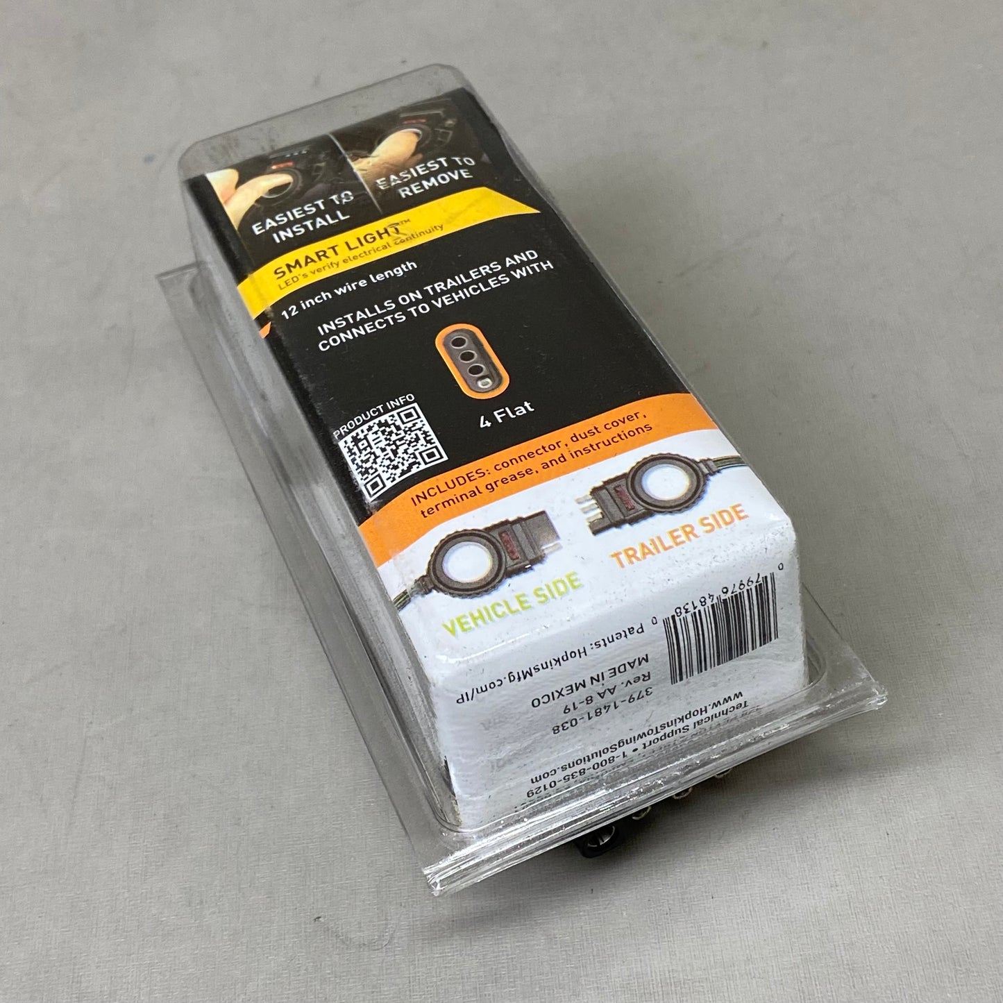 ZA@ HOPKINS (4 Pack) Towing Solutions LED Test 4 Flat Connector 48138