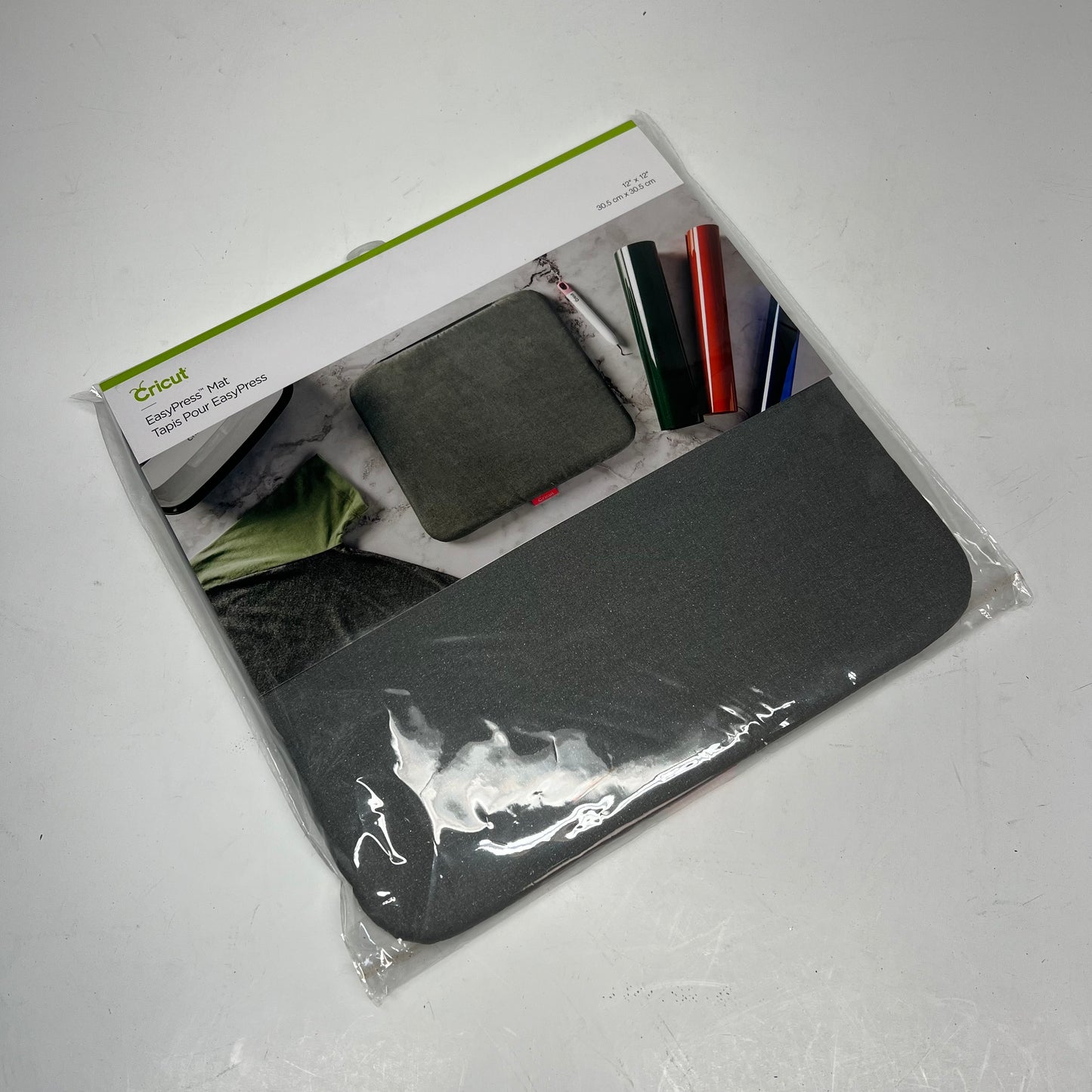 CRICUT  Easy Press Heat Transfer Mat Flawless Iron on Application  12"x12" Grey