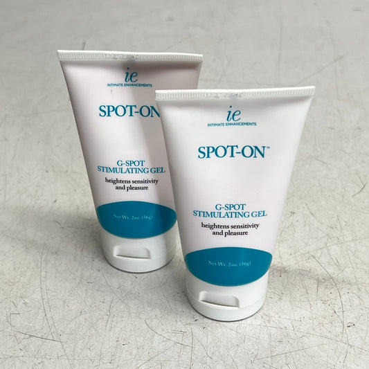 DOC JOHNSON (2 PACK) Spot on G-spot Stimulating Gel 2 oz Clear 1312-22-BU