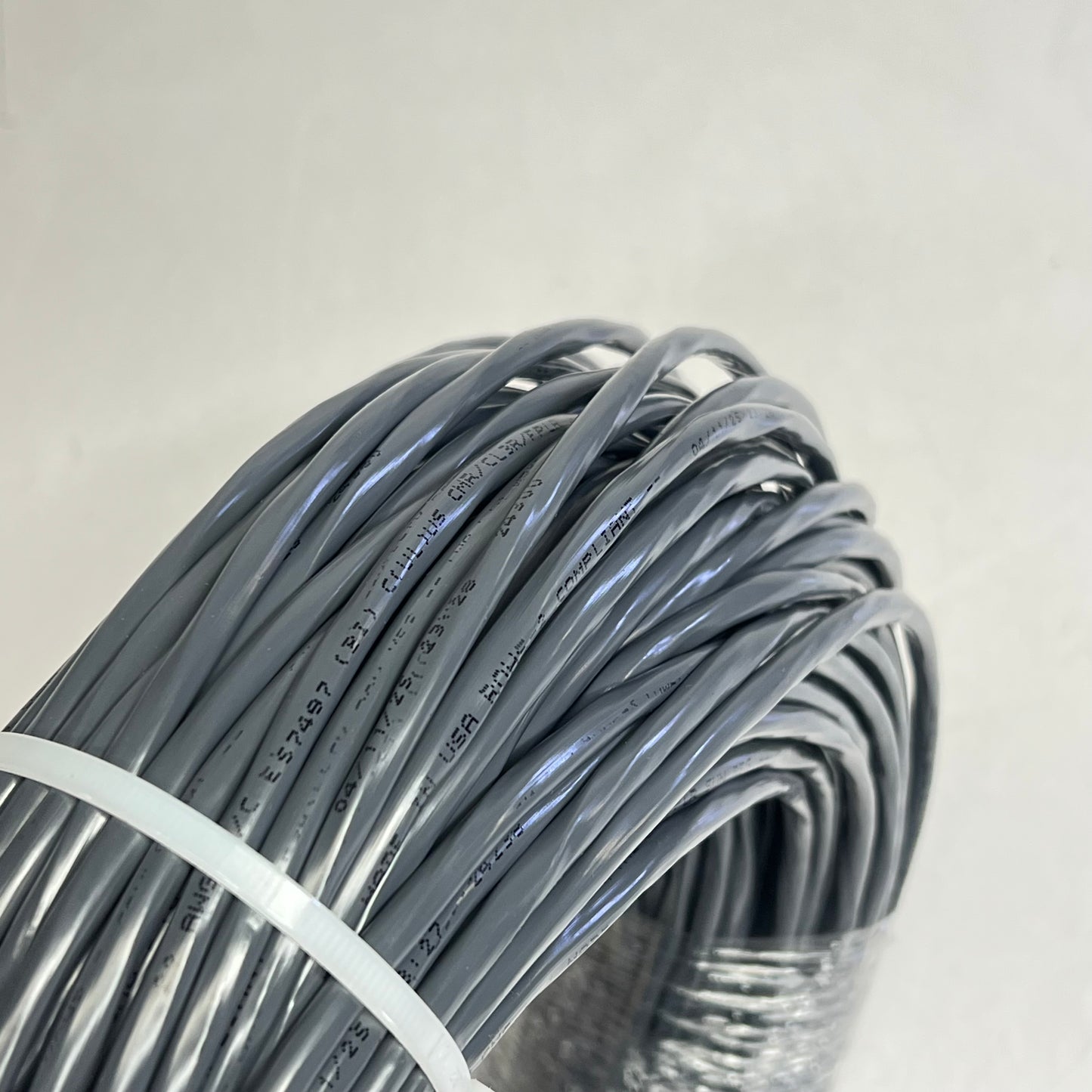 Stranded OAS CMR/CL3R Bare Stranded Copper Conductor 250' 22/8 Grey 67007-250