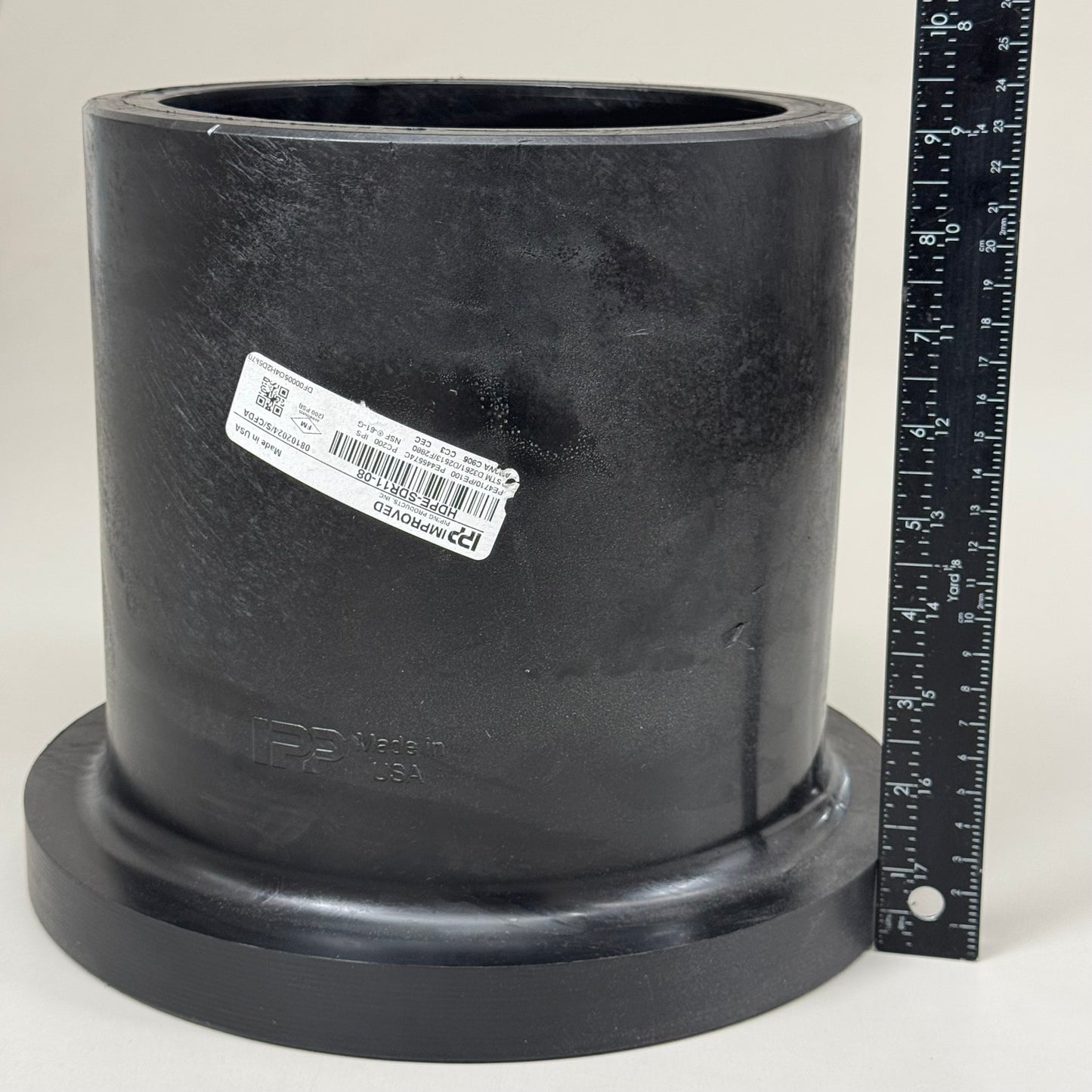 PP IMPROVED Butt Fusion Polyethylene Flange Adaptors PE4710/PE100 HDPE-SDR11-08