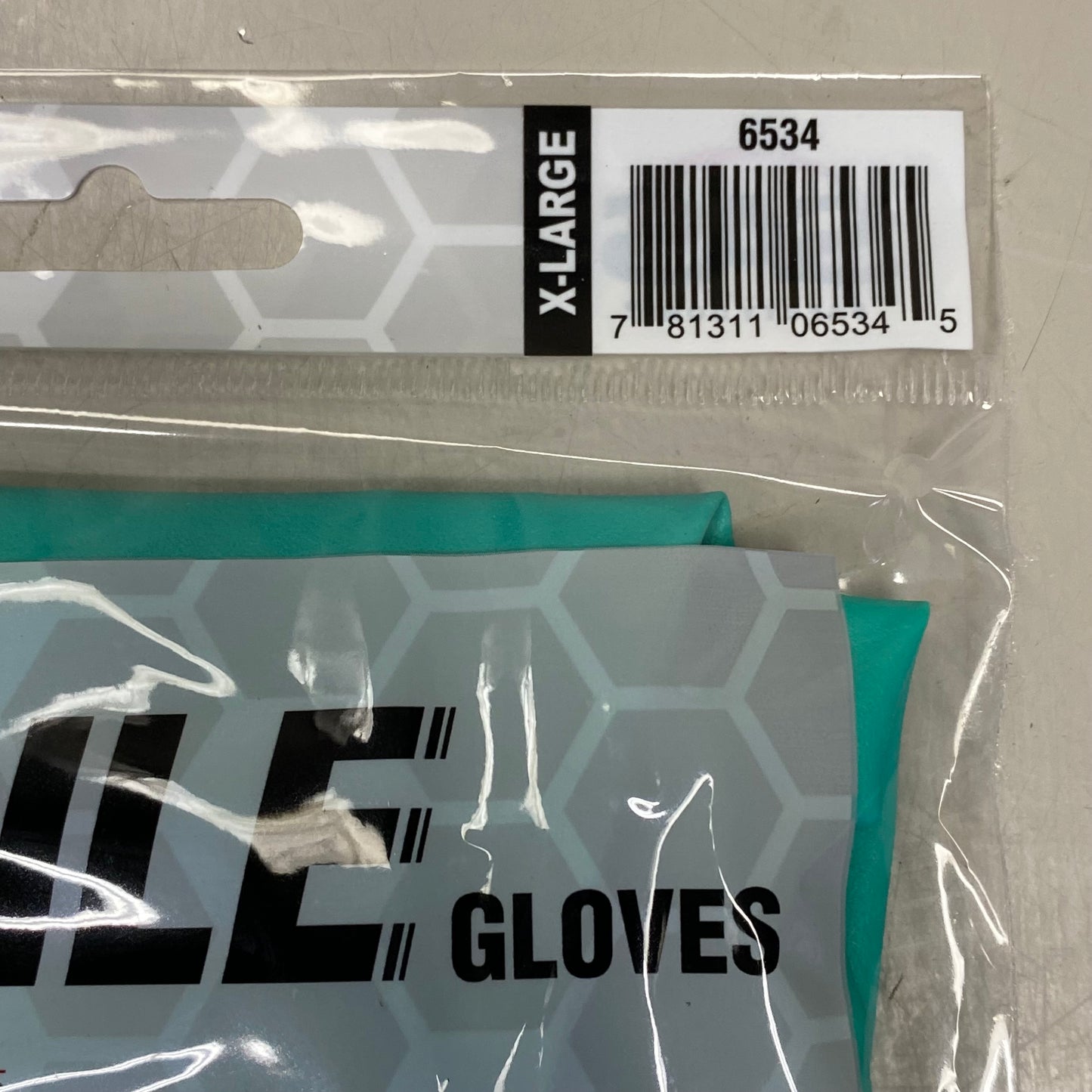SAS SAFETY CORP (3 PACK) Heavy Weight Nitrile Gloves  XL Green 6534