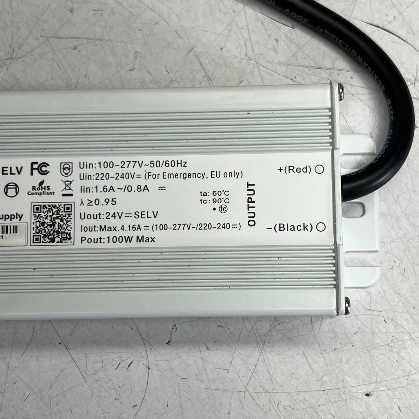 GEN LED Consistent Voltage Agilight Power Supply 100W 24V PS24-100W-GN