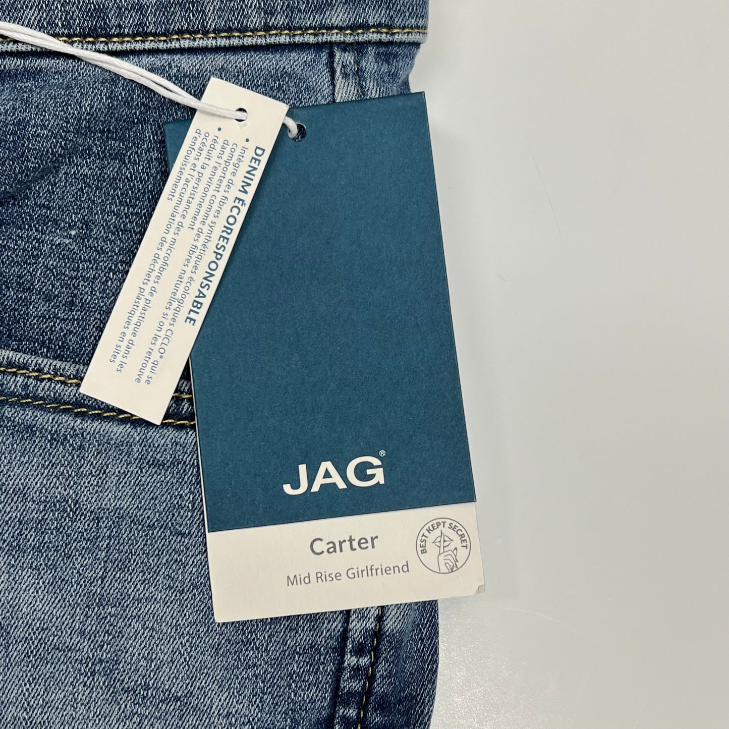 JAG Carter Girlfriend Jean Slim-leg Women's Sz 8/26 Mid Vintage J2967ECF209