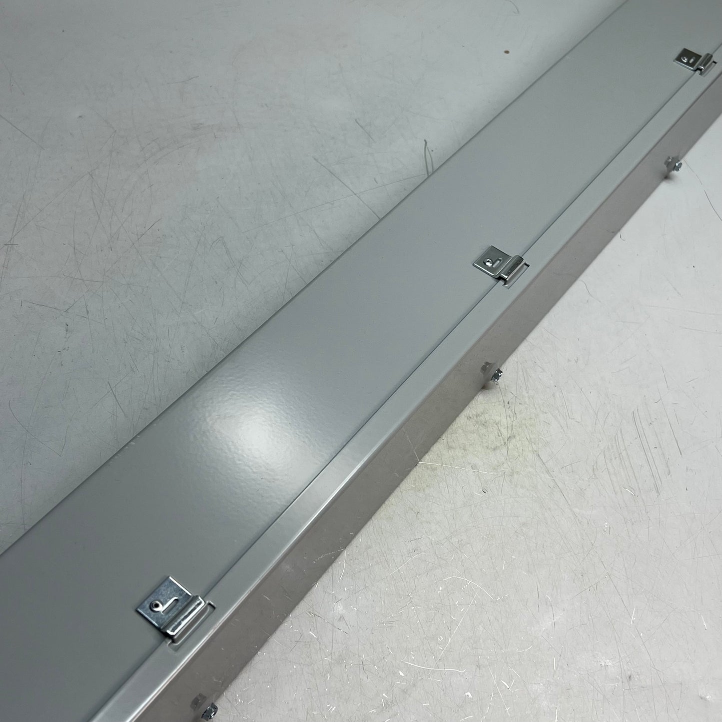 HOFFMAN Wireway Type 1 Straight Section 16 Gauge 72" x 4" x 4" Steel Grey F44G72