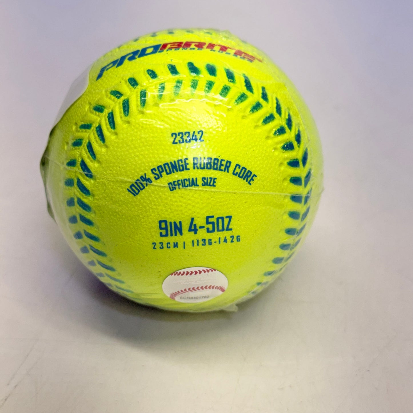 FRANKLIN(6 PACK) MLB Neon Probrite Teeballs 100% Sponge Rubber 9in 4-5oz Assorted