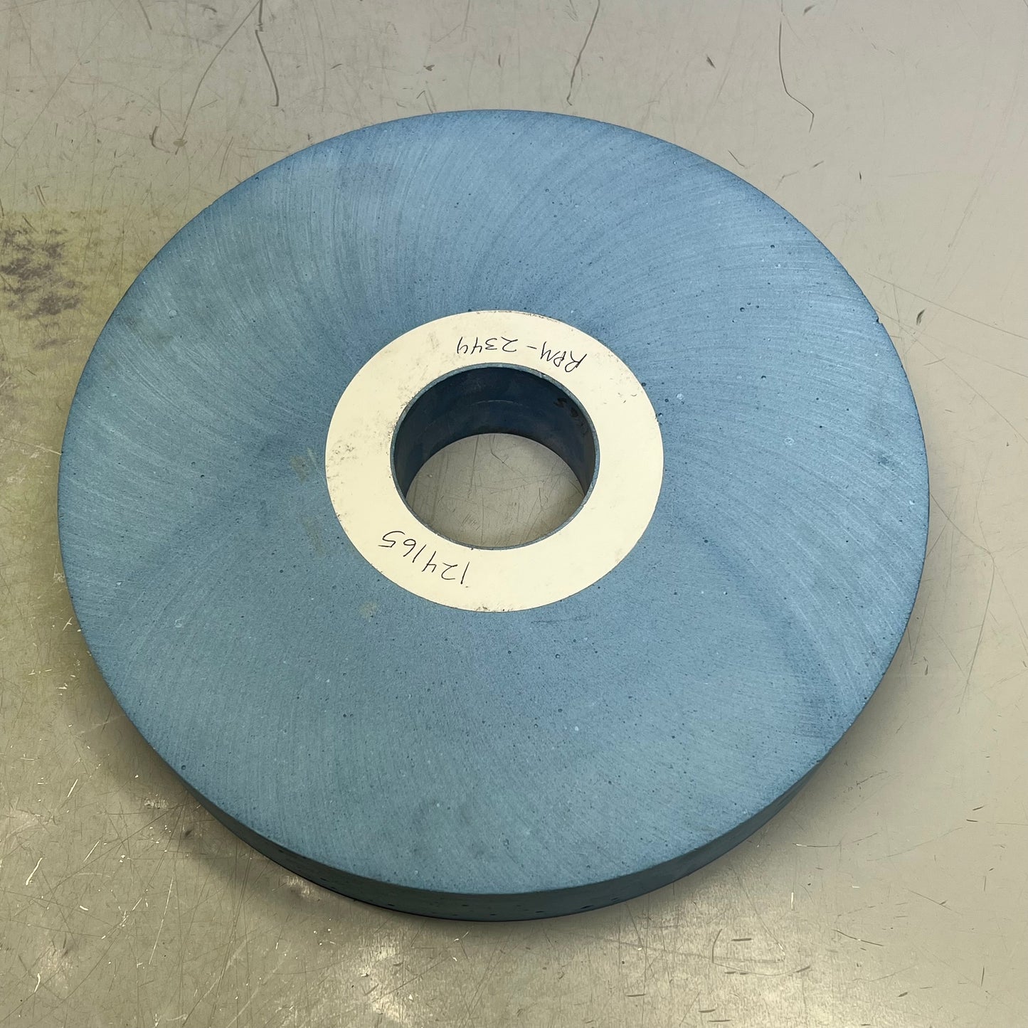 ROCHESTER Grinding Wheel 3" Arbor RPM 2344 330 x 55 x 76.2mm Light Blue 124165