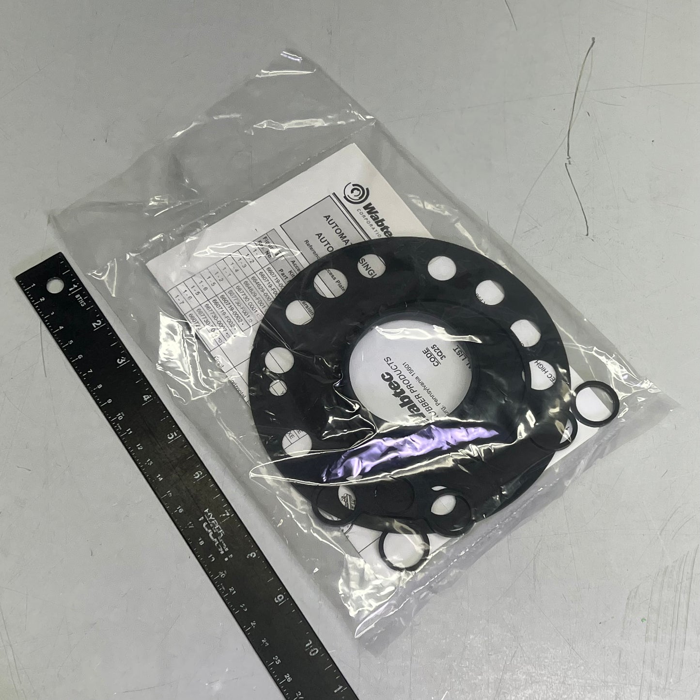 WABTEC CORP. Brake Monitor Bottom Access Plates Full Kit 45 Degree  0660721F002