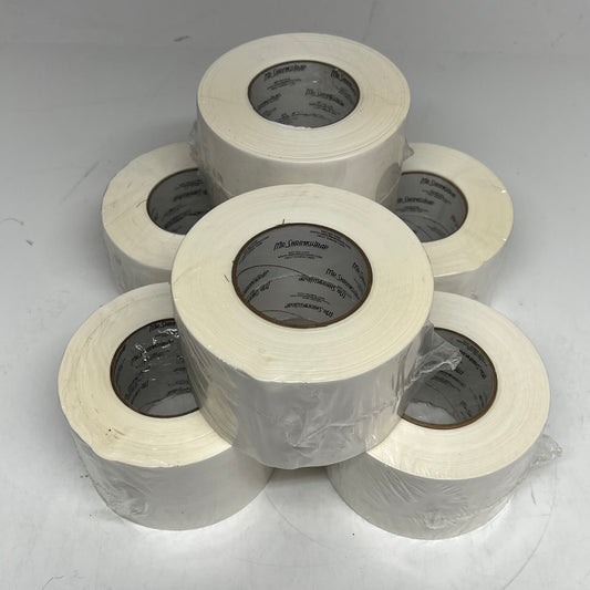 MR SHRINKWRAP (6 PACK) Shrink Film Tape Packing 4" X 180' White MSW-704W