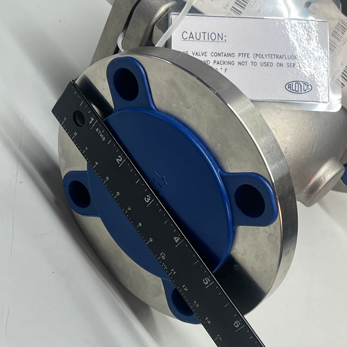 ALOYCO Integral Seat Swing Check Valve 150 Flange API Trim 10 316SS 2" 377C02020