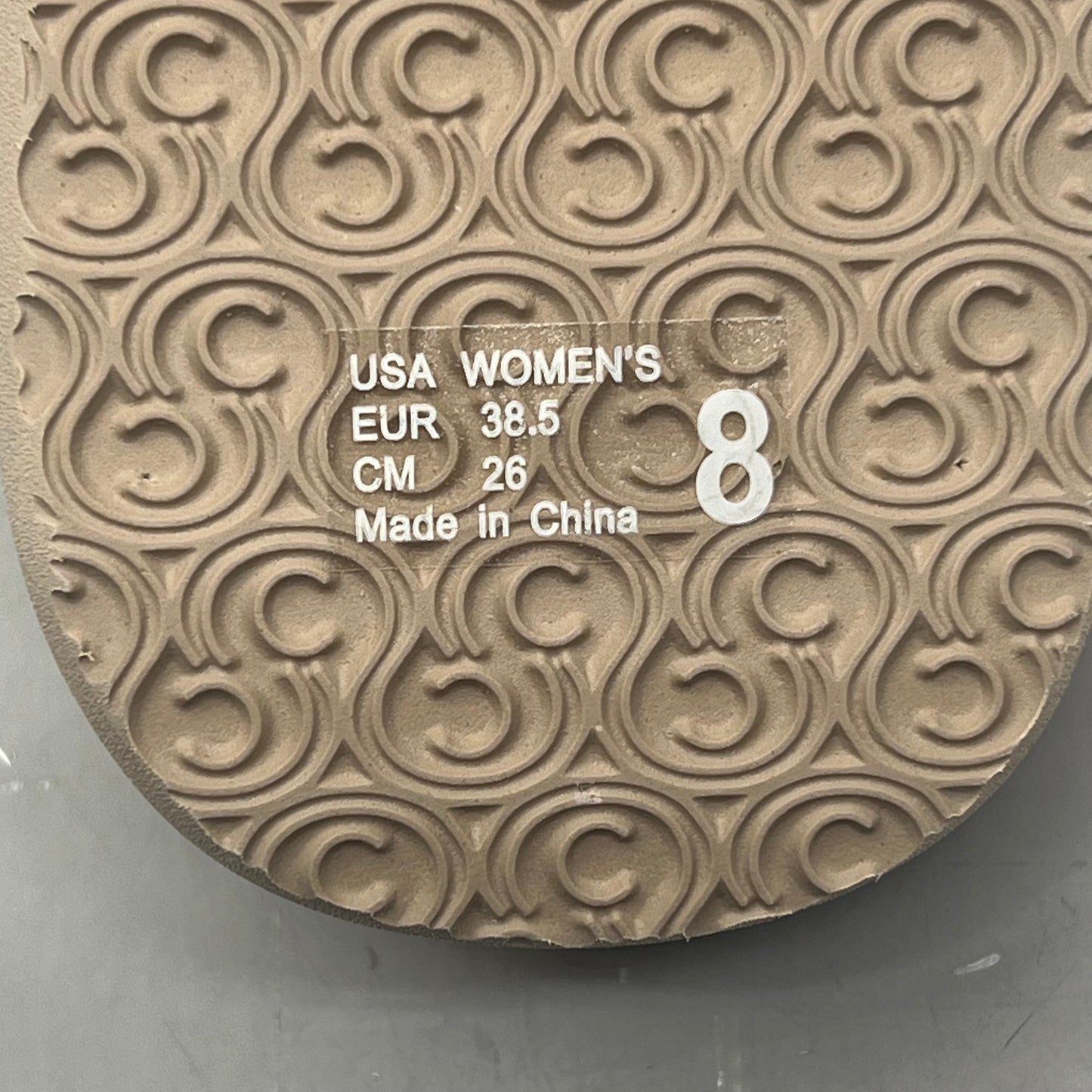 COBIAN Dana Rise Elevated Flatform Style Slide Women's Sz 8 Tan DNA24-230-08