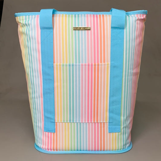 MARY SQUARE Cooler Backpack Leak Resistant Sunset Stripe 45001