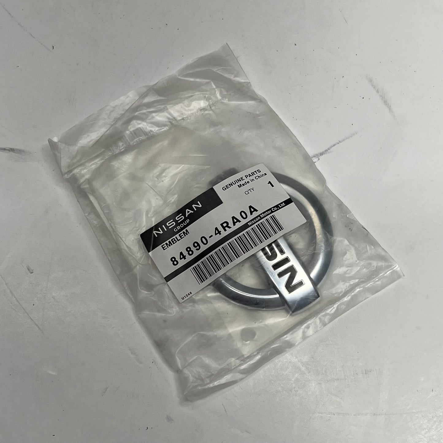 NISSAN Genuine Oem 2016-2019 Nissan Maxima Emblem Chrome 84890-4RA0A