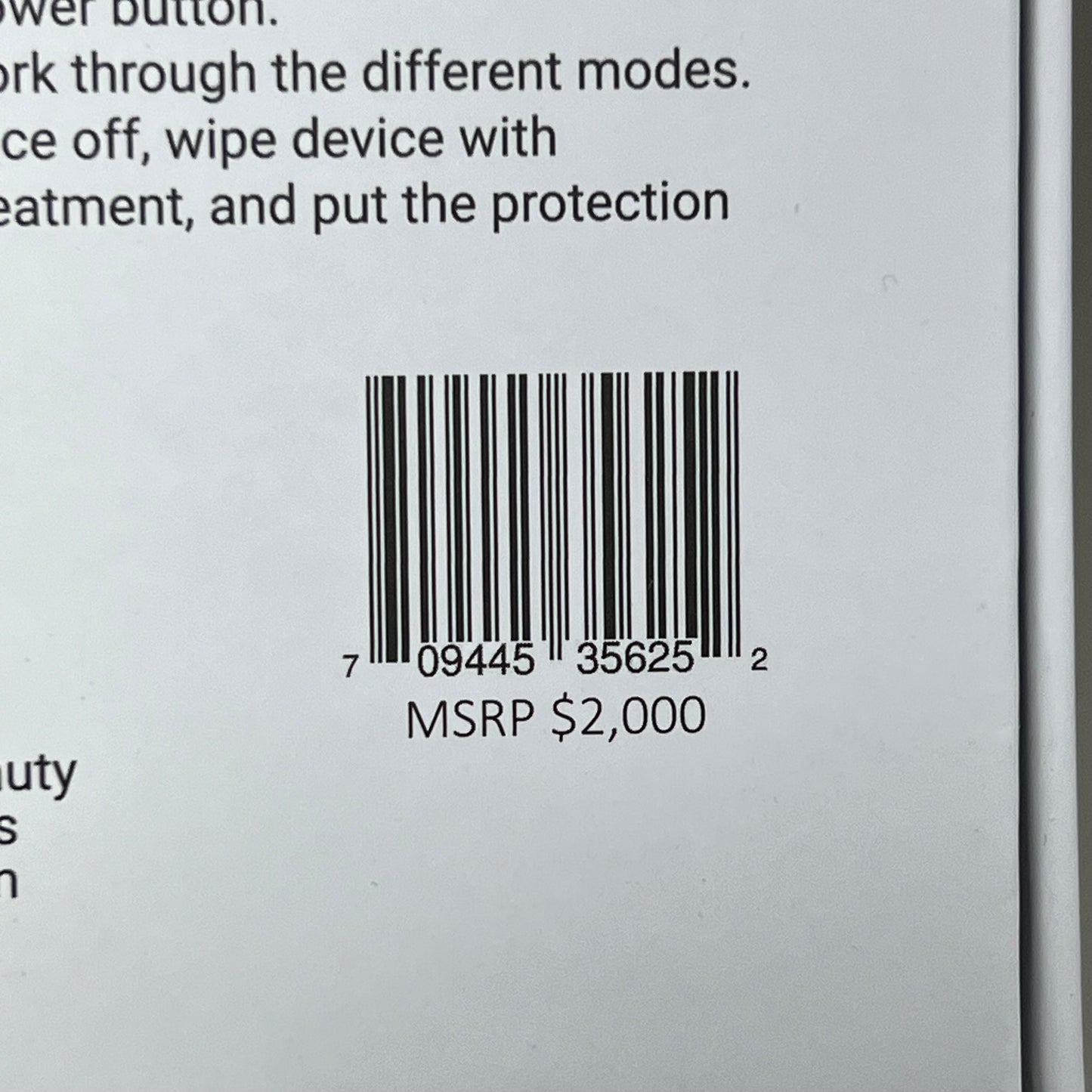 ZA@ L'CORE Wrinkless Neck Innovating Clinical Beauty LED Light Therapy Retail $2000