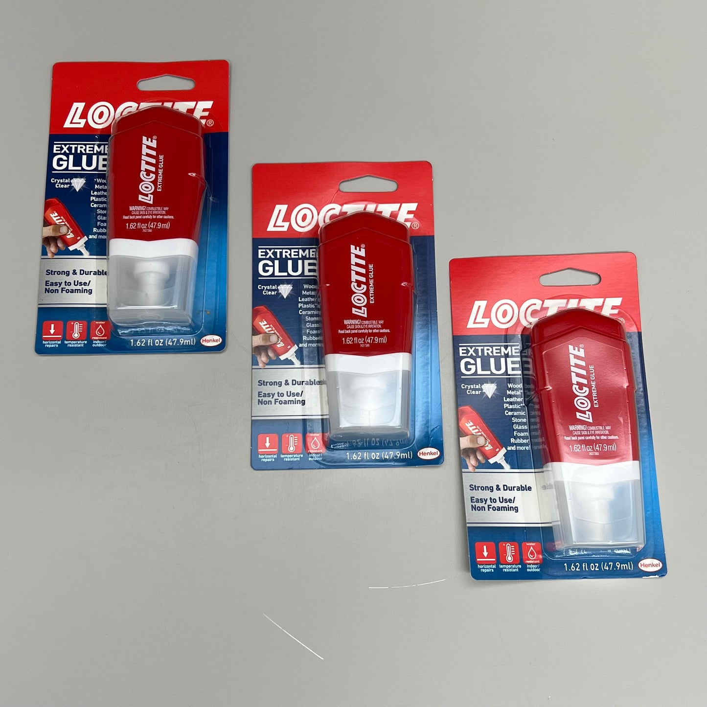 HENKEL LOCTITE (3 PACK) Extreme High Strength & Durability Glue 1.62oz 2951269