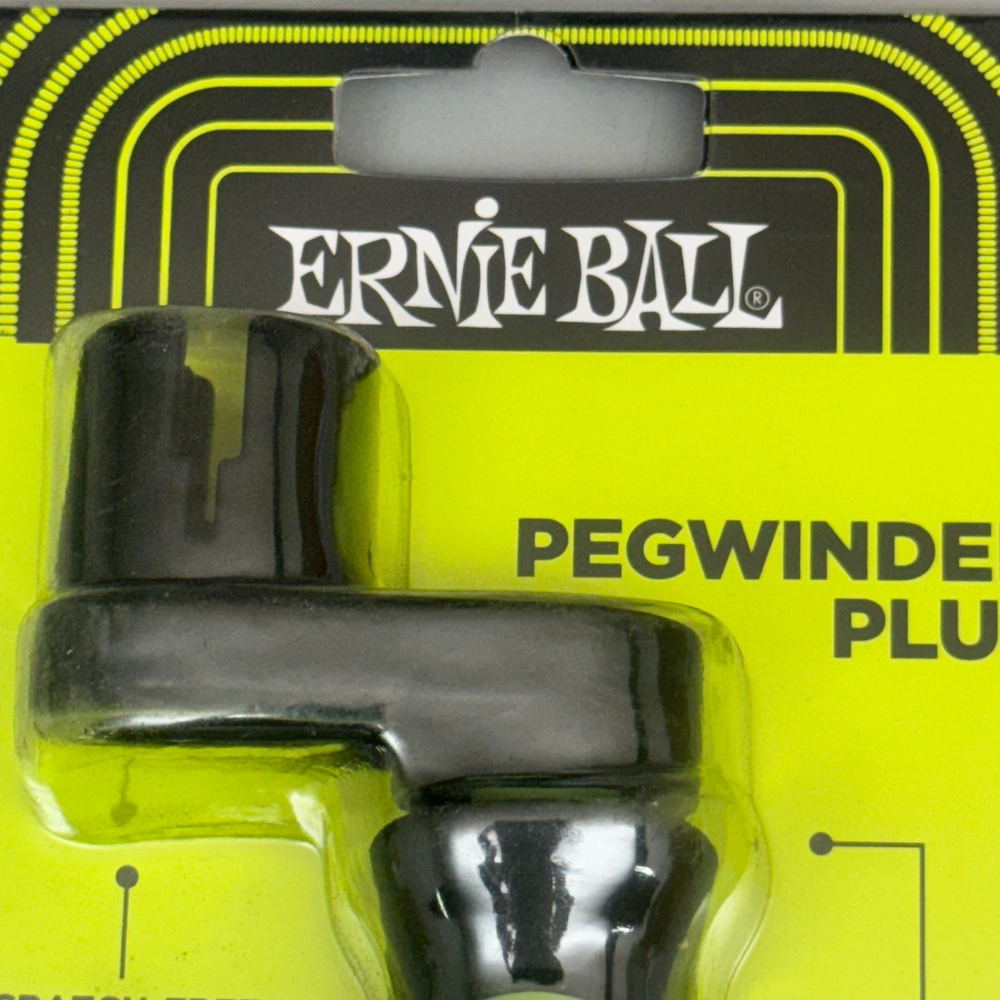 ERNIE BALL Pegwinder Plus 7 1/2”Lx4 1/2”W Green-Black