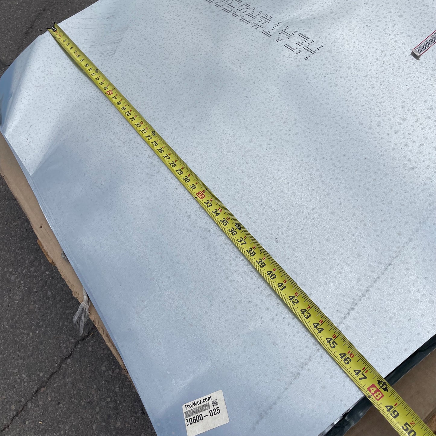 Z@ MIXED Galvanized Steel Sheet Metal 48"x48", 28 Gauge/0.015" Thick