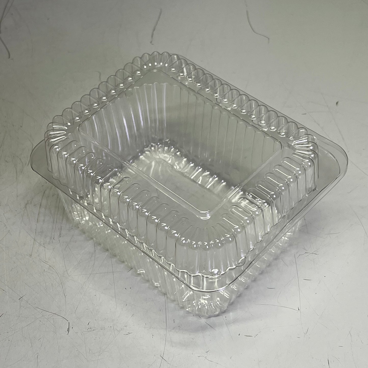 INLINE (300 PACK) Hinged Containers For Food Storing 53.8 oz  Clear SLP27