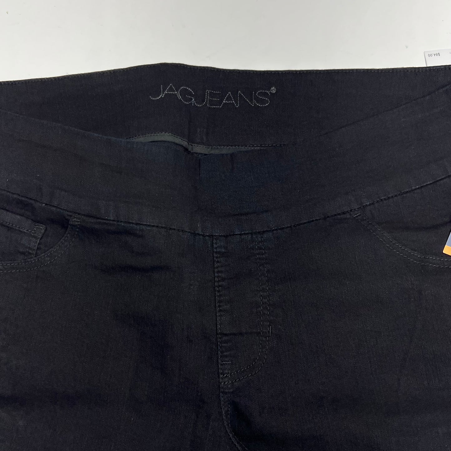 JAG Peri Straight Leg Elastic Waist Jeans Women's Sz 22W Black JE258190BKVD